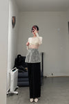 RUI Crochet Low Heels RSS22SH01 Grey